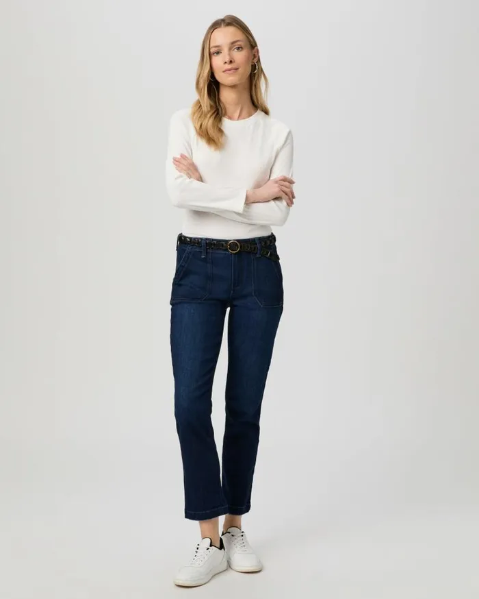 PAIGE Denim Women Mayslie Straight Ankle Jean 8211 Dalida