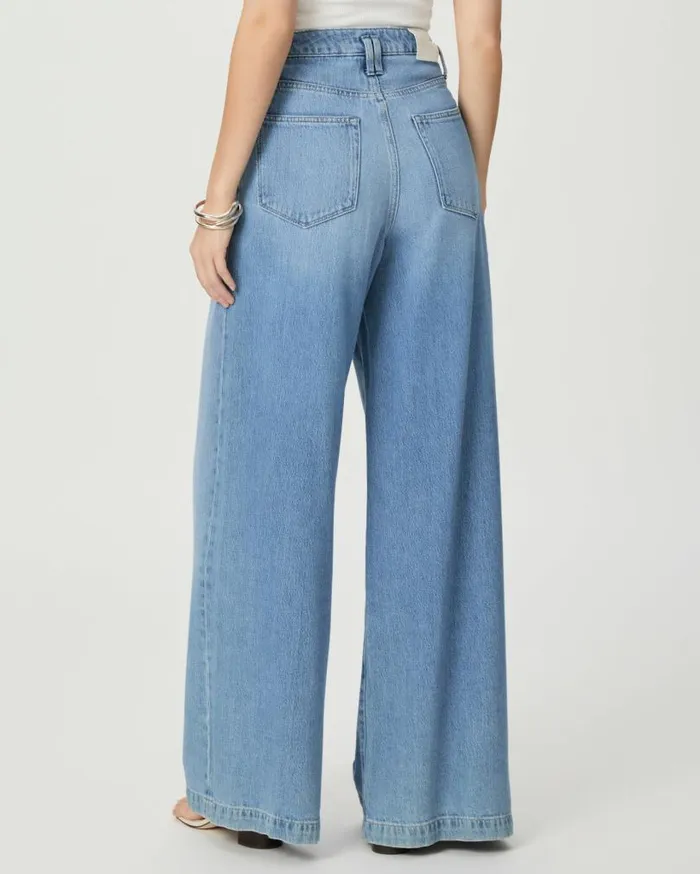 PAIGE Denim Women Portia Wide Leg Jean 8211 Enzo Distressed PAIGE Denim Women Portia Wide Leg Jean 8211 Enzo Distressed