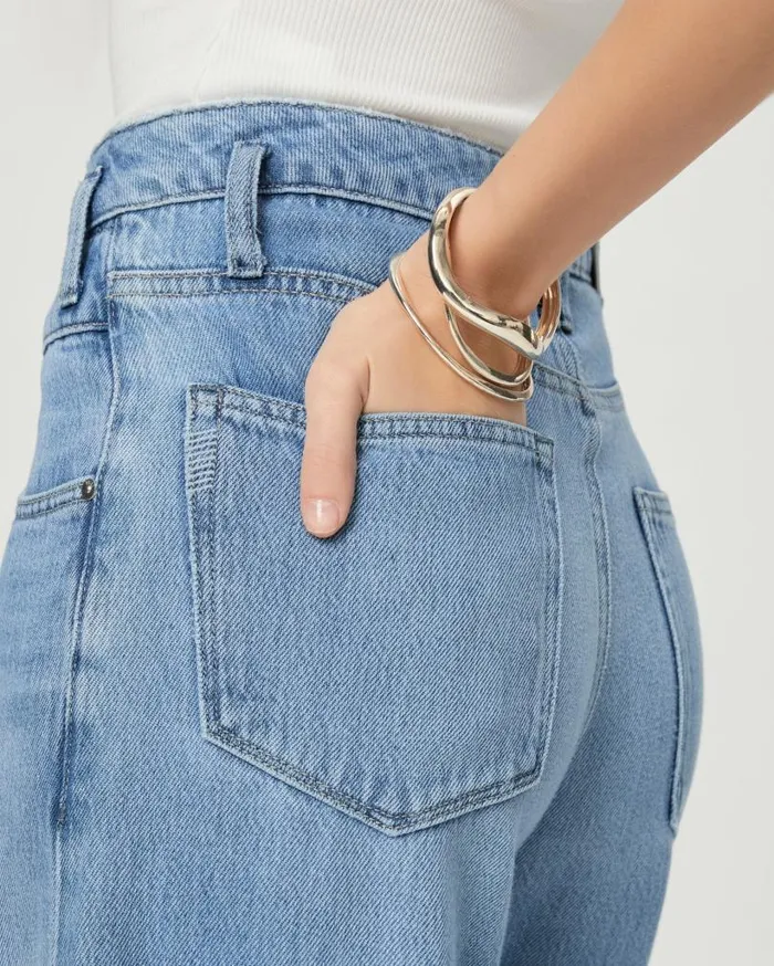 PAIGE Denim Women Portia Wide Leg Jean 8211 Enzo Distressed PAIGE Denim Women Portia Wide Leg Jean 8211 Enzo Distressed