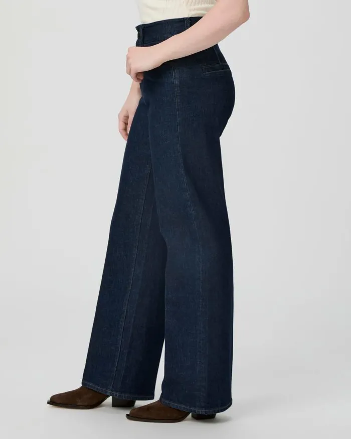 PAIGE Denim Women Sasha Petite 30 Inch Wide Leg Jean 8211 Edinburgh