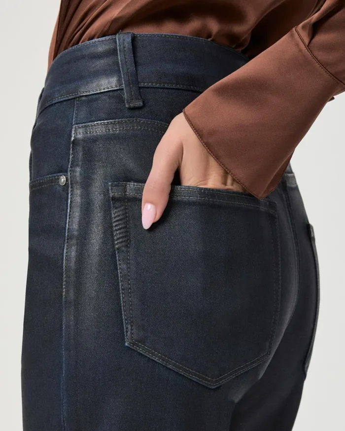 PAIGE Denim Women Sasha Wide Leg Jean 8211 Glazed Indigo Coating PAIGE Denim Women Sasha Wide Leg Jean 8211 Glazed Indigo Coating