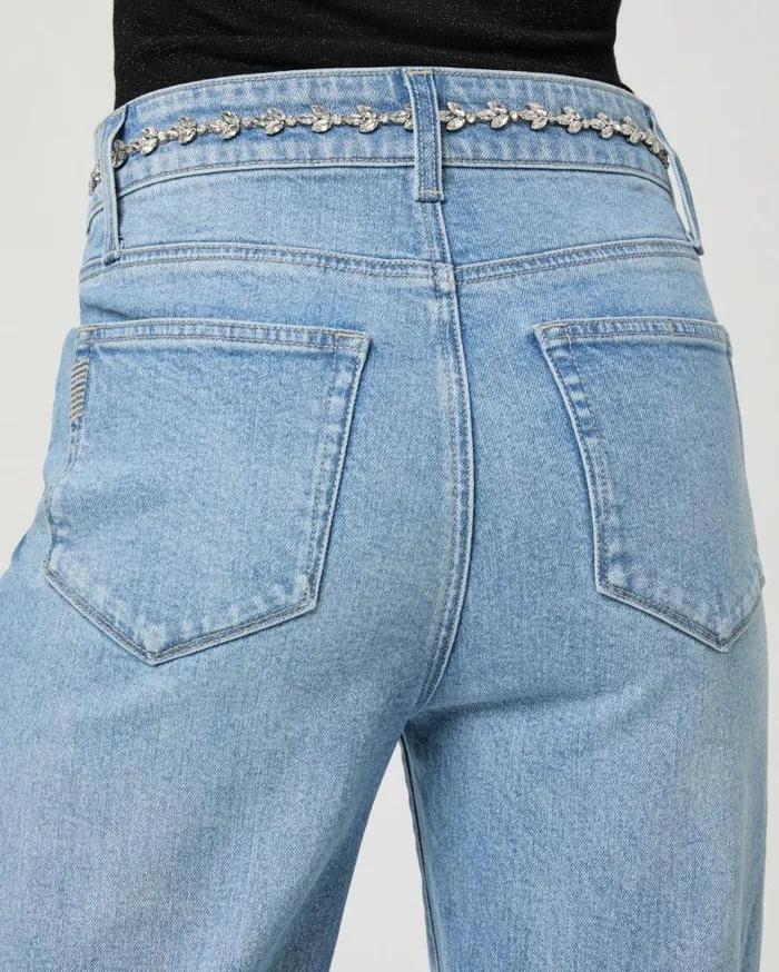 PAIGE Denim Women Sasha Wide Leg Jean 8211 Sonali Embellished PAIGE Denim Women Sasha Wide Leg Jean 8211 Sonali Embellished