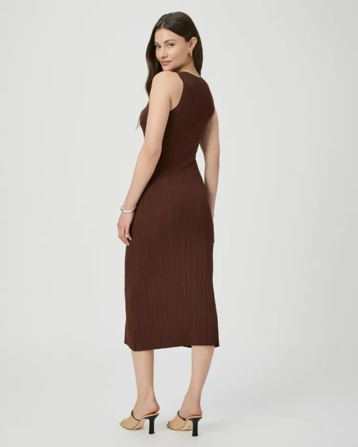 PAIGE Dresses Women Sapphia Dress 8211 Rum Raisin PAIGE Dresses Women Sapphia Dress 8211 Rum Raisin