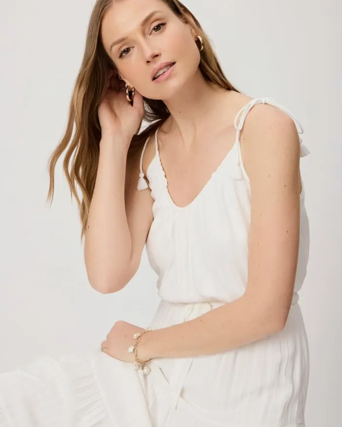 PAIGE Dresses Women Wellsley Dress 8211 White PAIGE Dresses Women Wellsley Dress 8211 White