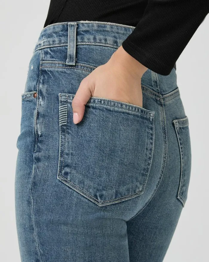 PAIGE Flare Women Charlie 32 Inch Flare Jean 8211 Blue Note Destructed PAIGE Flare Women Charlie 32 Inch Flare Jean 8211 Blue Note Destructed
