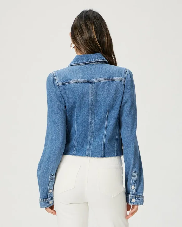 PAIGE Jackets and Coats Women Cropped Pacey Denim Jacket 8211 Selah PAIGE Jackets and Coats Women Cropped Pacey Denim Jacket 8211 Selah