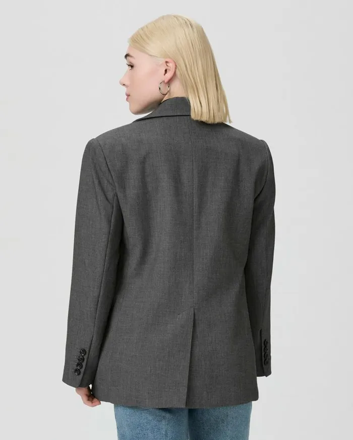 PAIGE Jackets and Coats Women Sarto Blazer Petite 8211 Charcoal