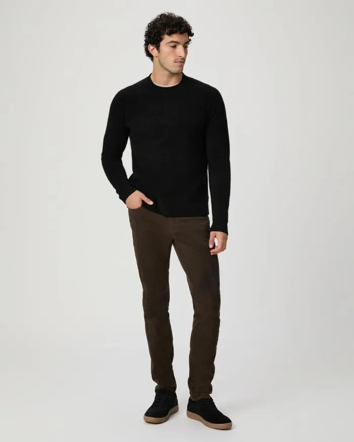 PAIGE Pants and Joggers Men Icon Capsule Lennox Slim Pant 8211 Dark Arrowhead Suede