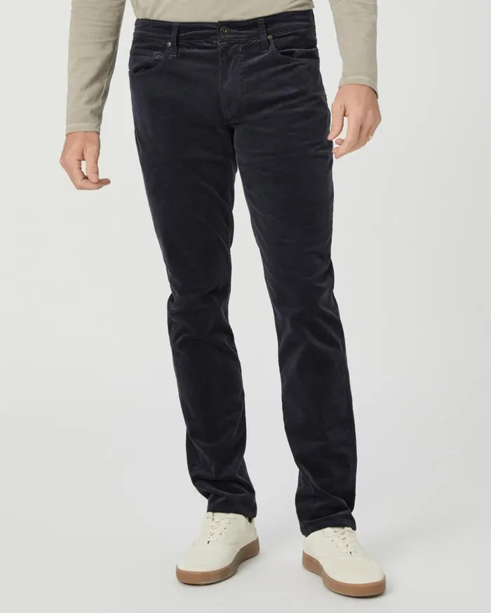 PAIGE Pants and Joggers Men Lennox Slim Pant 8211 Deep Anchor Corduroy PAIGE Pants and Joggers Men Lennox Slim Pant 8211 Deep Anchor Corduroy
