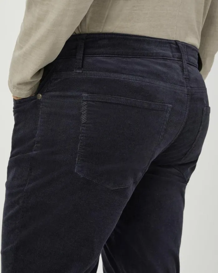 PAIGE Pants and Joggers Men Lennox Slim Pant 8211 Deep Anchor Corduroy PAIGE Pants and Joggers Men Lennox Slim Pant 8211 Deep Anchor Corduroy