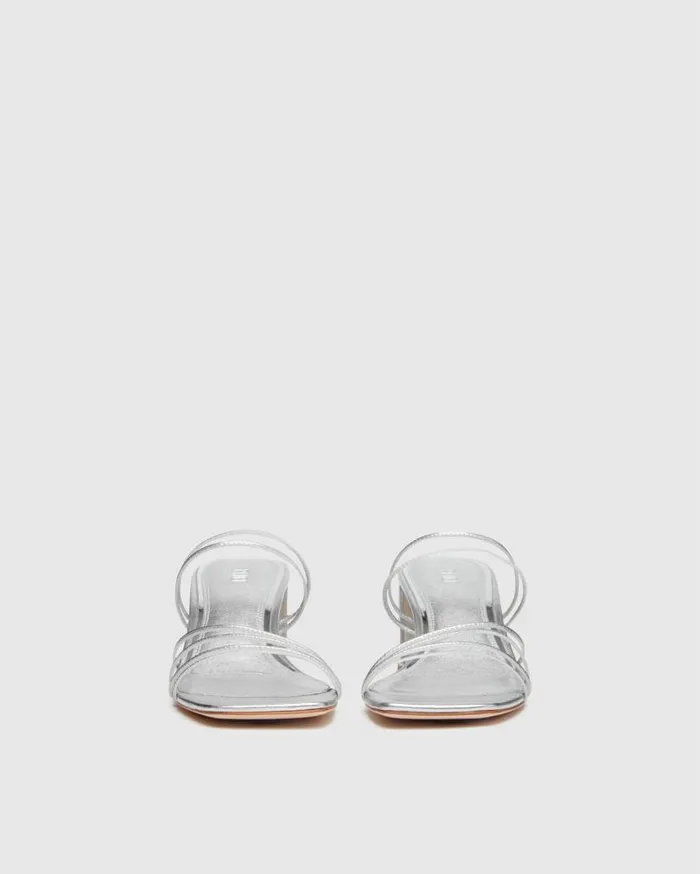 PAIGE Sandals Women Esme Sandal 8211 Silver Leather PAIGE Sandals Women Esme Sandal 8211 Silver Leather