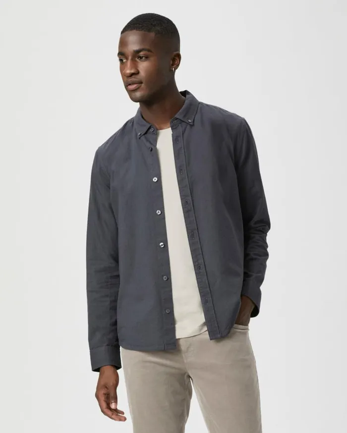 PAIGE Shirts Men Pittman Shirt 8211 Deep Navy
