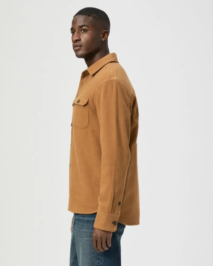 PAIGE Shirts Men Wilbur Overshirt 8211 Golden Oak PAIGE Shirts Men Wilbur Overshirt 8211 Golden Oak