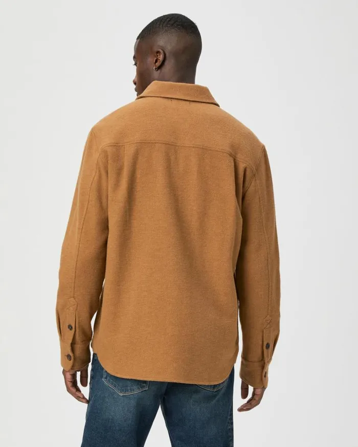 PAIGE Shirts Men Wilbur Overshirt 8211 Golden Oak PAIGE Shirts Men Wilbur Overshirt 8211 Golden Oak