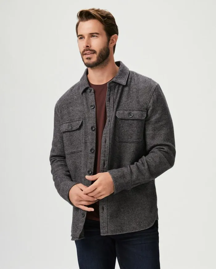 PAIGE Shirts Men Wilbur Overshirt 8211 Sapphire Coast PAIGE Shirts Men Wilbur Overshirt 8211 Sapphire Coast