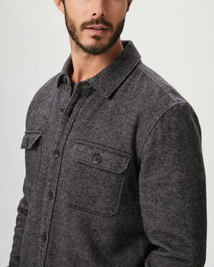PAIGE Shirts Men Wilbur Overshirt 8211 Sapphire Coast PAIGE Shirts Men Wilbur Overshirt 8211 Sapphire Coast