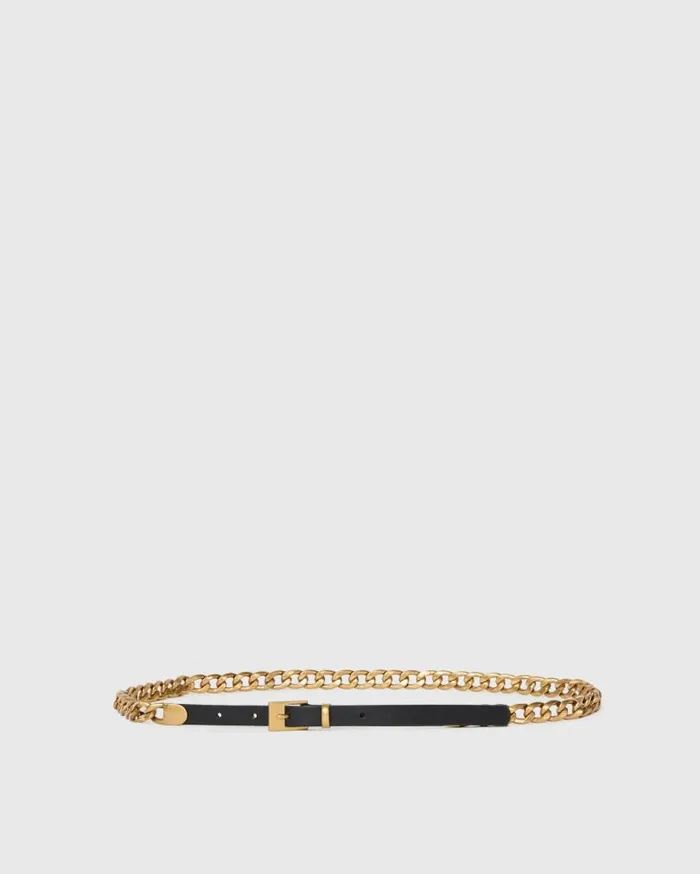PAIGE Shop Belts Women Exclusive Kellan Belt 8211 Black Leather