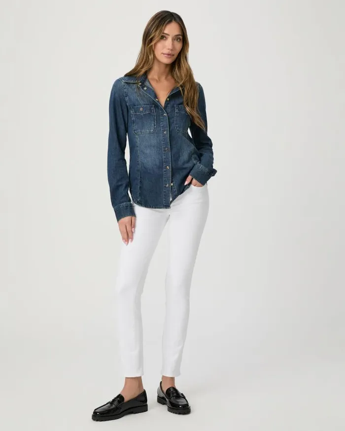 PAIGE Skinny Women Skyline Ankle Skinny Jean 8211 Crisp White