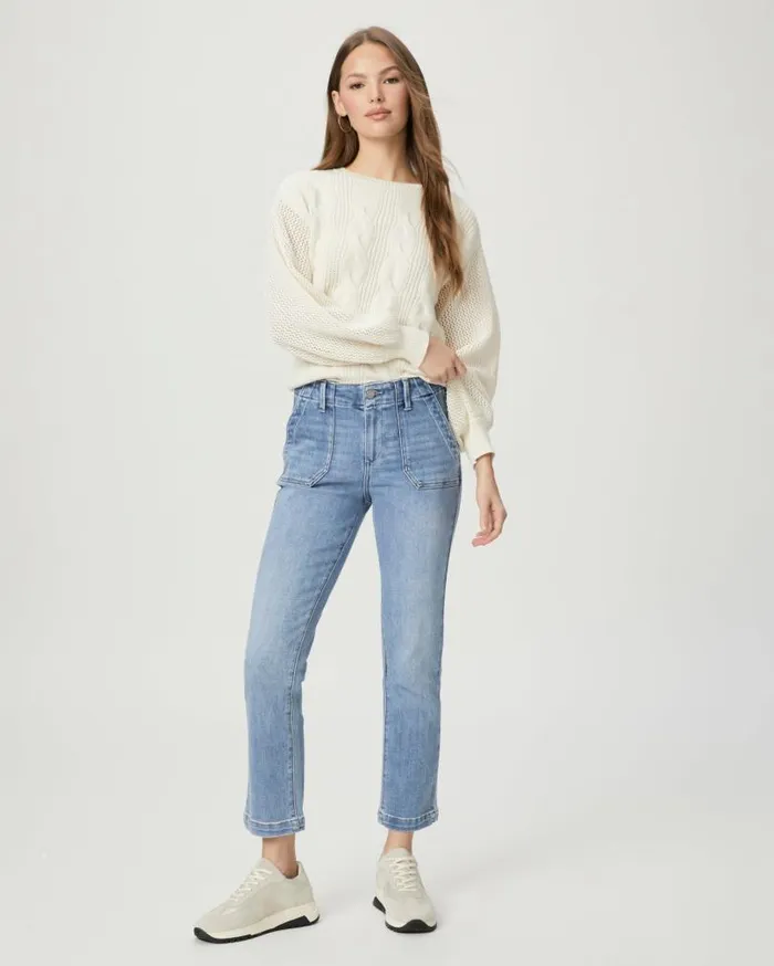 PAIGE Straight Women Mayslie Straight Ankle Pant 8211 Mel