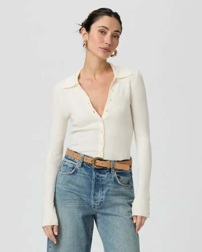 PAIGE Sweaters and Sweatshirts Women Jayde Top 8211 Ivory