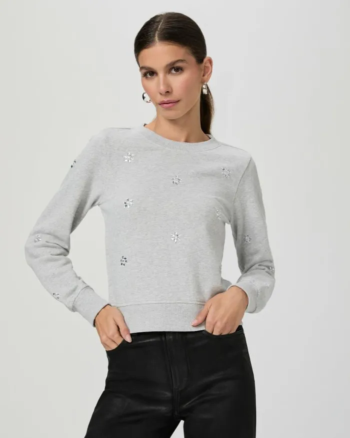 PAIGE Sweaters and Sweatshirts Women Ordenna Sweatshirt 8211 Heather Grey