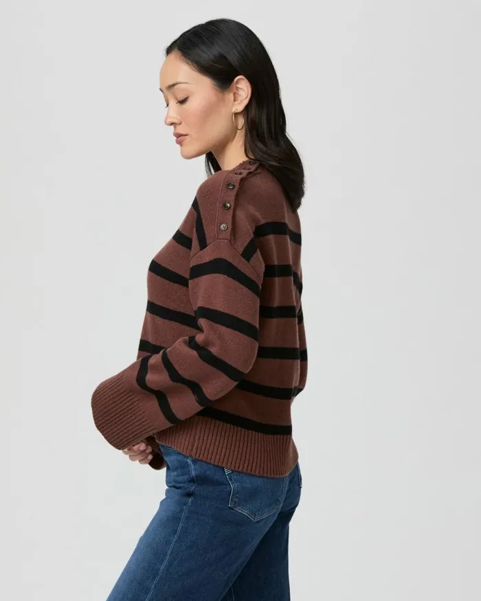 PAIGE Sweaters and Sweatshirts Women Zofia Sweater 8211 French Press Multi Wool