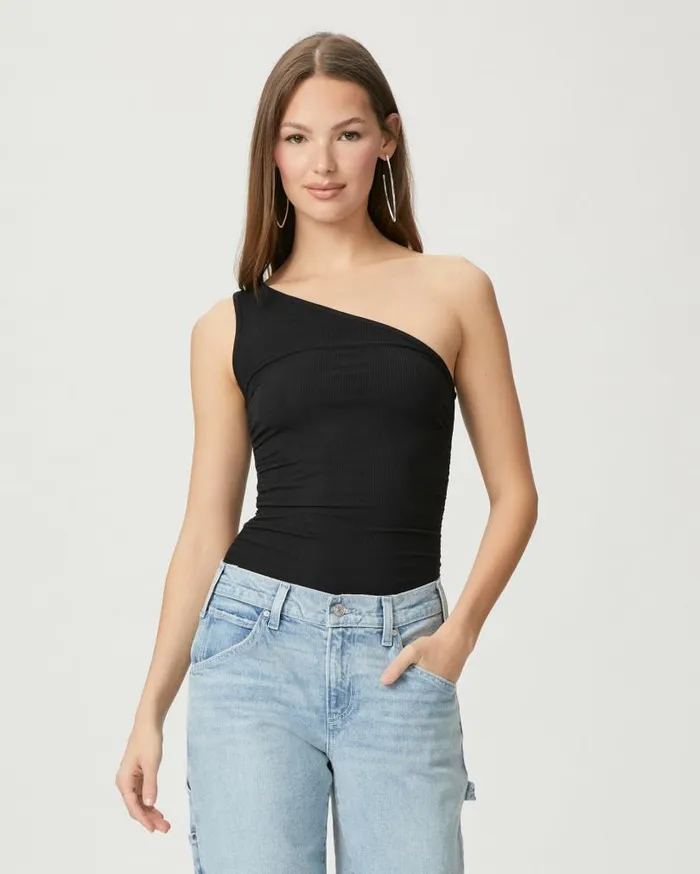 PAIGE Tees and Tanks Women Lucrecia Top 8211 Black PAIGE Tees and Tanks Women Lucrecia Top 8211 Black
