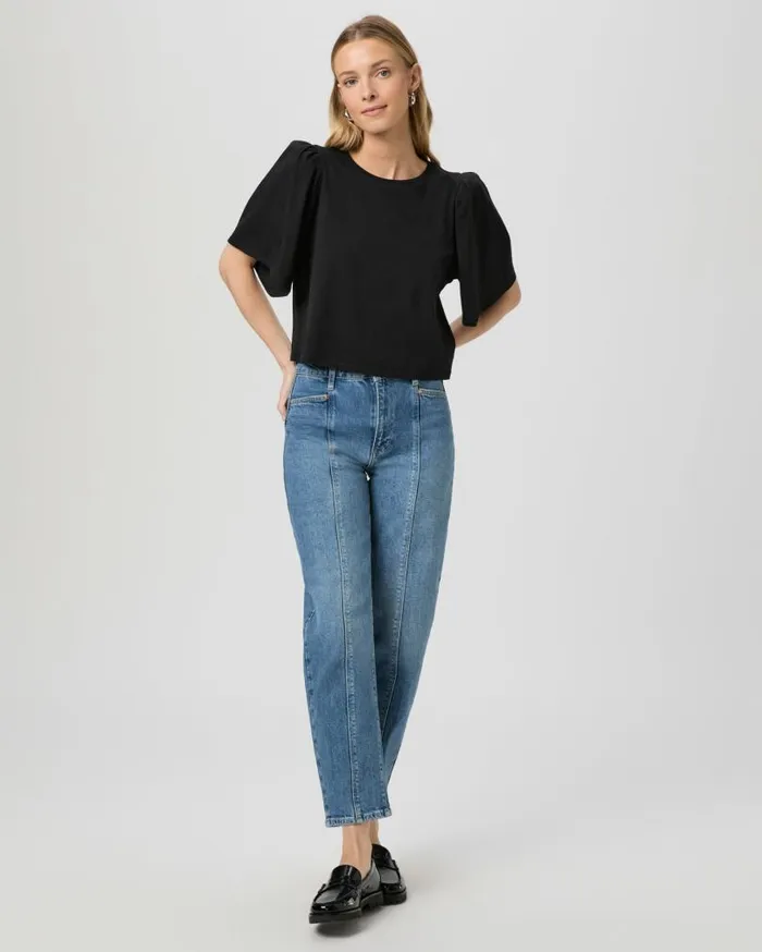 PAIGE Tees and Tanks Women Sigrid Tee 8211 Black PAIGE Tees and Tanks Women Sigrid Tee 8211 Black