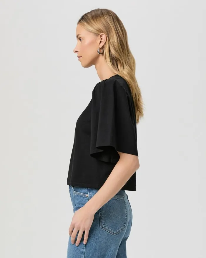 PAIGE Tees and Tanks Women Sigrid Tee 8211 Black PAIGE Tees and Tanks Women Sigrid Tee 8211 Black