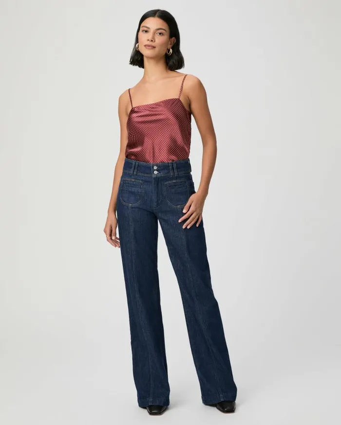 PAIGE Tees and Tanks Women Veronique Cami 8211 OxbloodTravertine Silk PAIGE Tees and Tanks Women Veronique Cami 8211 OxbloodTravertine Silk