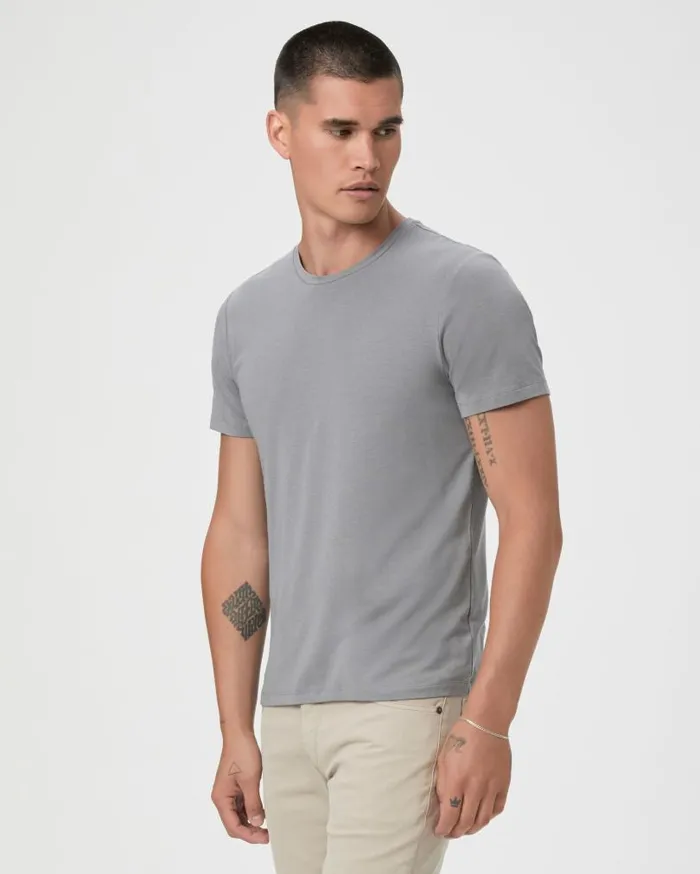 PAIGE Tees Men Cash Crew Tee 8211 Dawn Grey PAIGE Tees Men Cash Crew Tee 8211 Dawn Grey