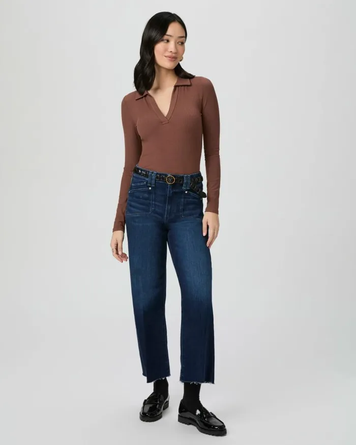 PAIGE Tops and Blouses Women Silene Top 8211 French Press PAIGE Tops and Blouses Women Silene Top 8211 French Press