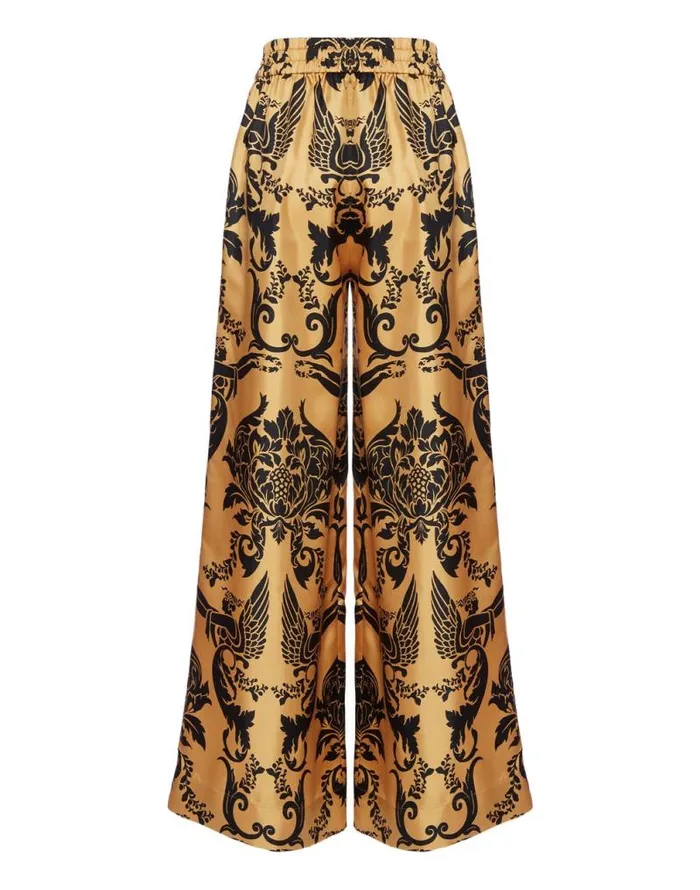 Palazzo Pants Cherubs Gold Women La Double J Shorts and Pants Palazzo Pants Cherubs Gold Women La Double J Shorts and Pants