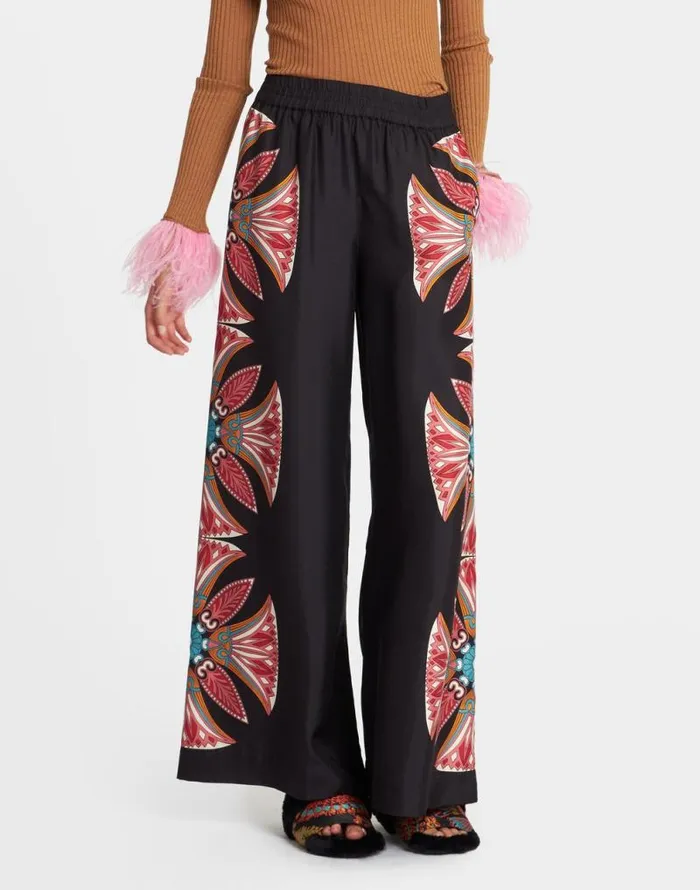 Palazzo Pants Lotus Place Pink Women La Double J Shorts and Pants