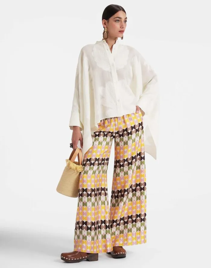 Palazzo Pants Mezzaluna Chocolate Women La Double J Shorts and Pants Palazzo Pants Mezzaluna Chocolate Women La Double J Shorts and Pants