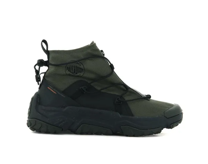 PALLADIUM OFFGRID HI ZIP WATERPROOF Olive Night Men Sneakers