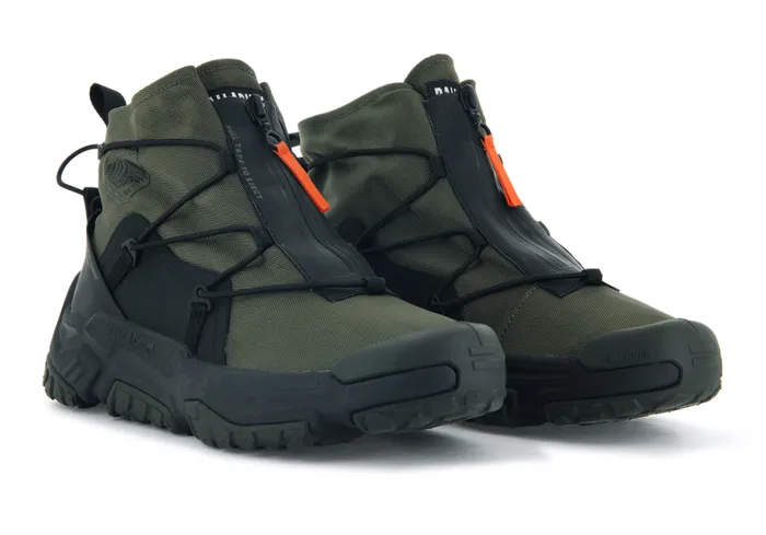 PALLADIUM OFFGRID HI ZIP WATERPROOF Olive Night Men Sneakers PALLADIUM OFFGRID HI ZIP WATERPROOF Olive Night Men Sneakers