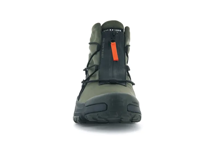 PALLADIUM OFFGRID HI ZIP WATERPROOF Olive Night Women Sneakers PALLADIUM OFFGRID HI ZIP WATERPROOF Olive Night Women Sneakers