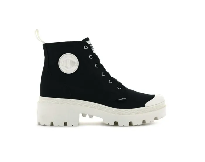 PALLADIUM PALLABASE TWILL Black Women Boots