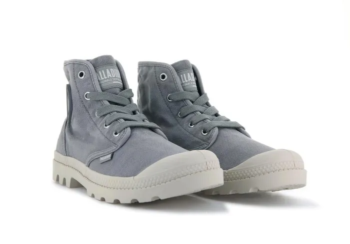 PALLADIUM PAMPA HI Gray Flannel Women Boots PALLADIUM PAMPA HI Gray Flannel Women Boots