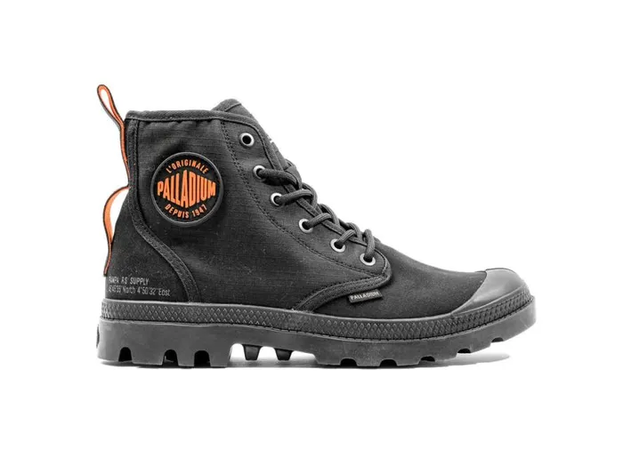 PALLADIUM PAMPA HI SUPPLY RS Black Kids Boots