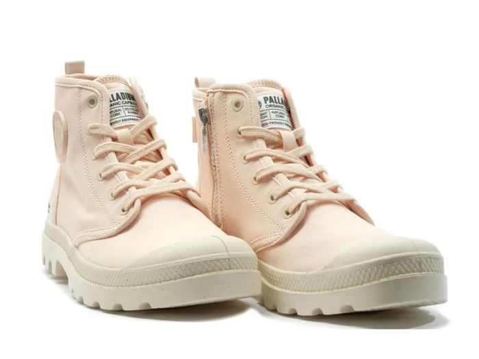 PALLADIUM PAMPA HI ZIP ORGANIC Peaskin Women Boots PALLADIUM PAMPA HI ZIP ORGANIC Peaskin Women Boots