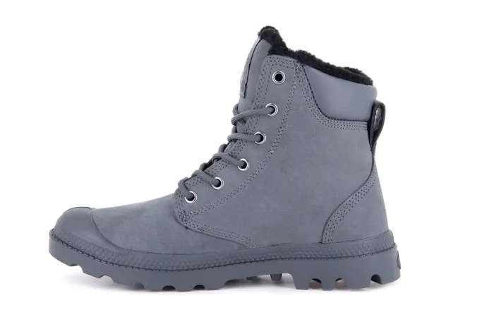 PALLADIUM PAMPA SPORT CUFF WPS Dark Shadow Women Boots PALLADIUM PAMPA SPORT CUFF WPS Dark Shadow Women Boots