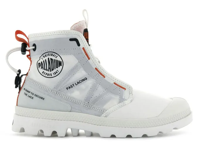 PALLADIUM PAMPA TRAVEL LITE Star White Women Boots