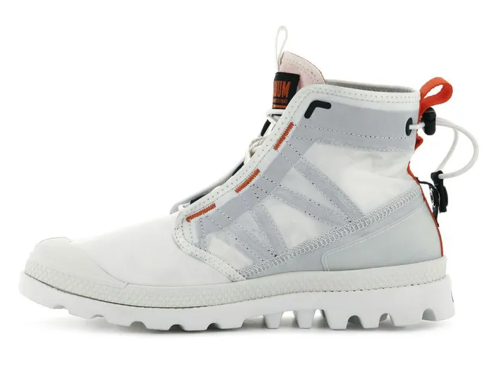 PALLADIUM PAMPA TRAVEL LITE Star White Women Boots PALLADIUM PAMPA TRAVEL LITE Star White Women Boots