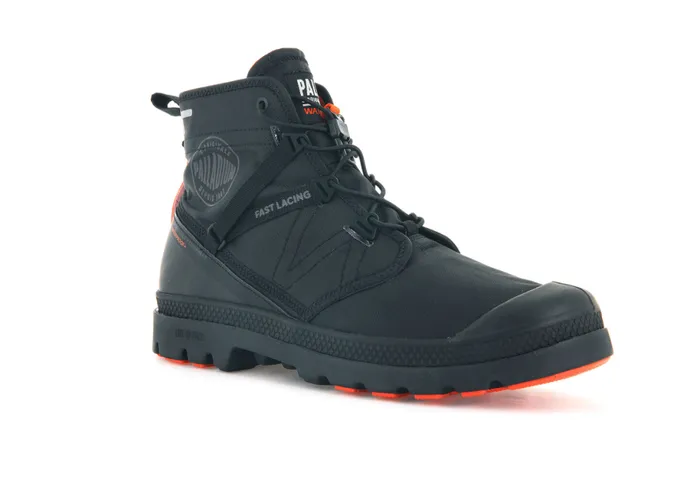 PALLADIUM PAMPA TRAVEL LITE WATERPROOF Blackblack Men Boots PALLADIUM PAMPA TRAVEL LITE WATERPROOF Blackblack Men Boots