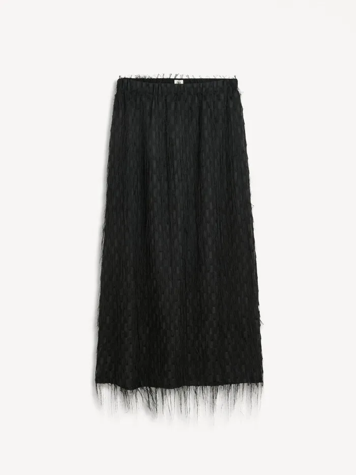 Palome Maxi Skirt Black Women By Malene Birger Skirts