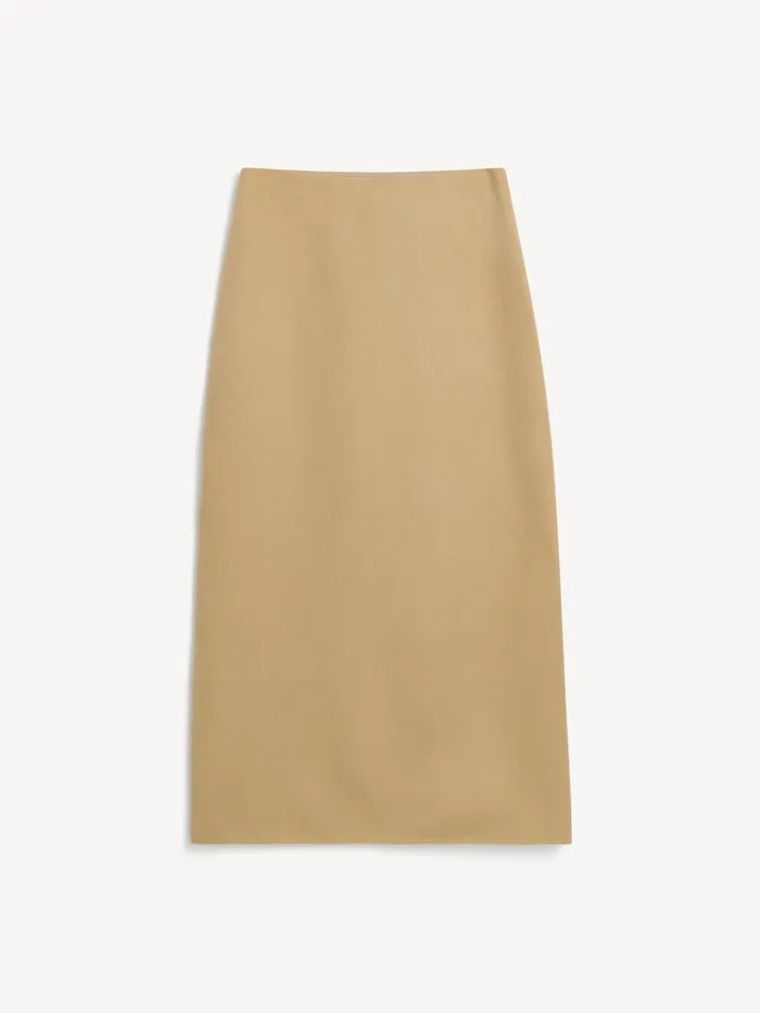 Palomie Midi Skirt Dark Sand Women By Malene Birger Skirts
