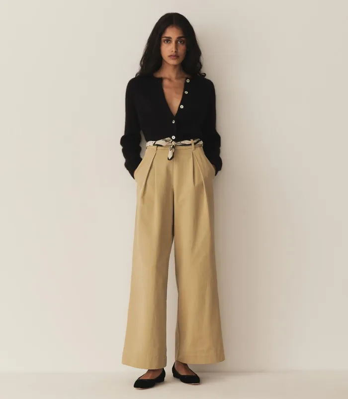 Pants and Shorts Women DEN Hilaire Pant Stone