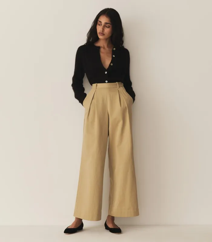 Pants and Shorts Women DEN Hilaire Pant Stone Pants and Shorts Women DEN Hilaire Pant Stone